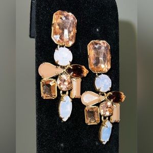 J Crew Rhinestone Earrings